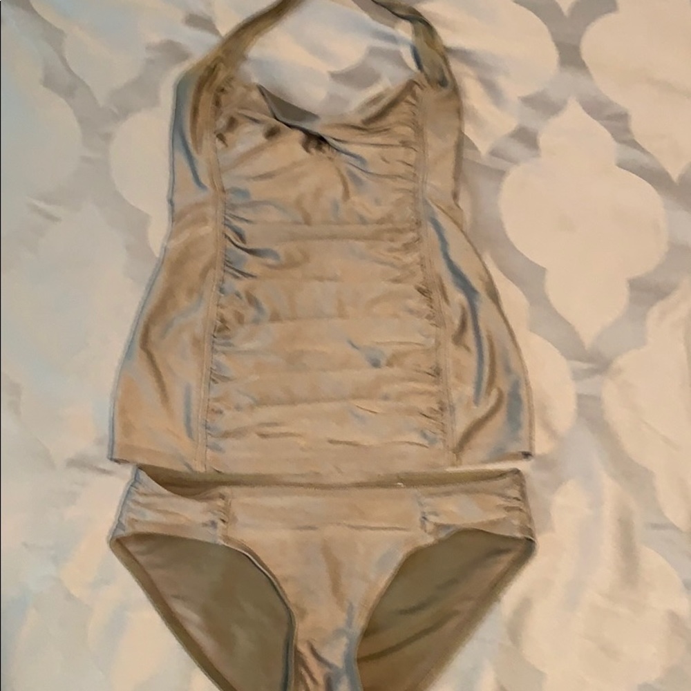 Pea in the Pod Tankini style Bathing Suit